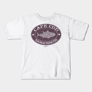 Cape Cod, Massachusetts Bluefin Tuna Kids T-Shirt